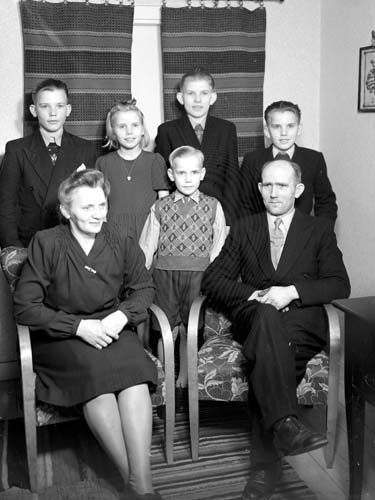 Edvin Persson familjen Rörmossen.