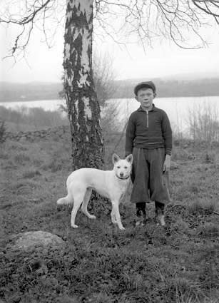 Enok Jeppsson Mannestad tösen pojken och hunden.