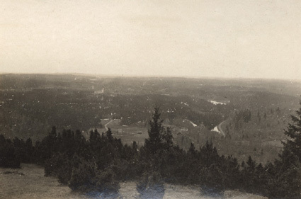 Utsigt från Taberg mot sydost.