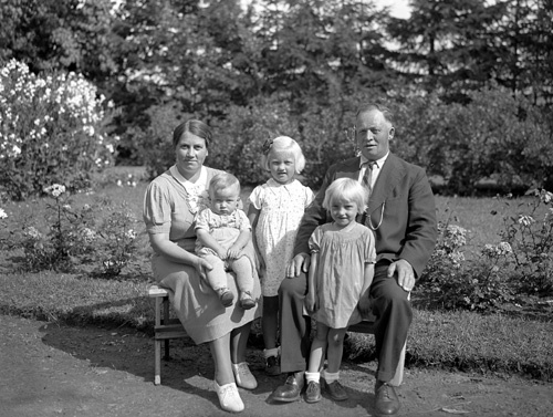 Familjen Ernst Svensson Flackarp.