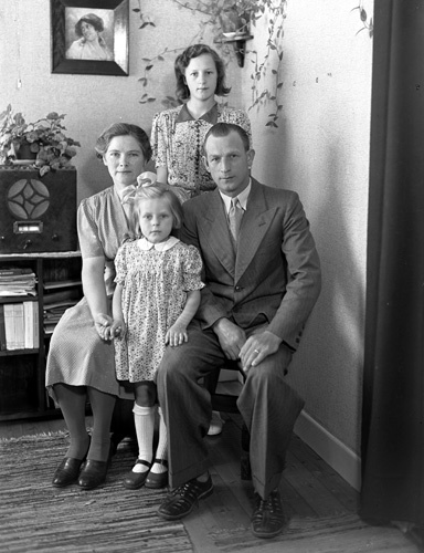 Gunnar Fribergs familjen Värestorp.