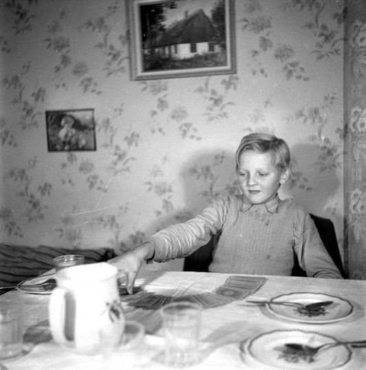Mårtens afton i S:t Olof 1948.