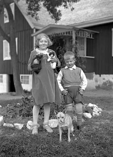 Emil och Herta Olssons barn, Bonslätt.