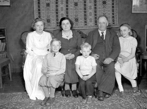 Ernst Svensson familjen Flackarp.