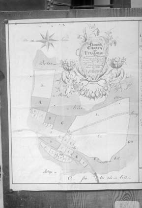 Geometrisk karta över Kristianstad 1753
