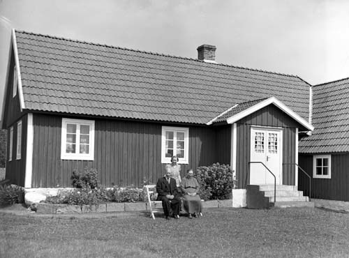 Erik Svensson huset och familjen Oppmanna.