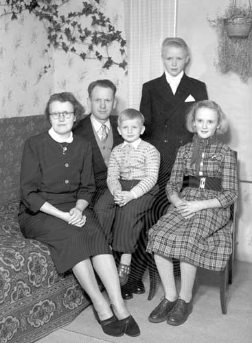 Arvid Nilssons familjen Mjönäs.