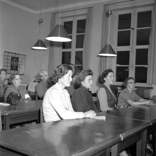 R-K kurs å skolan 1957.