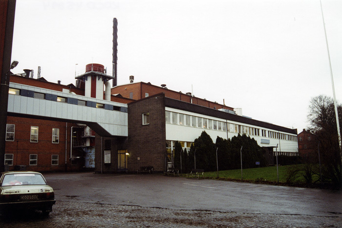 Jordberga sockerbruk samt kontorsbyggnaden.