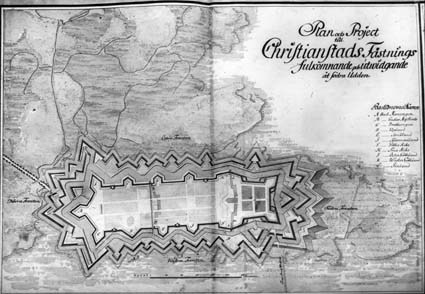 Plan och Project till Christianstads Fästnings ...