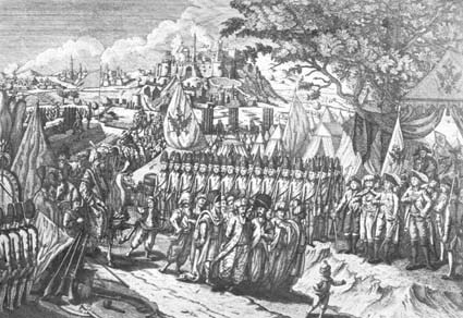 Turkarnas uttåg ur Belgrad.