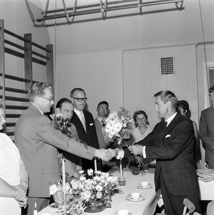 Rektorsavtackning i Grödby, Juni 1968.