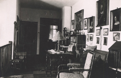Mitt hem 1931. Villan i Lund. Salongen