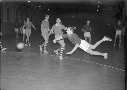 Handboll, Västerås  3/10 1948.