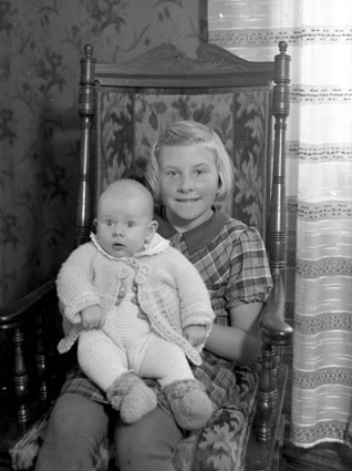 Edit Nilssons 2 barn Georg och Ingegerd (till H...