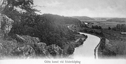 Göta kanal vid Söderköping