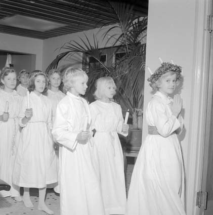 Lucia i Bromölla folkskola 1960.