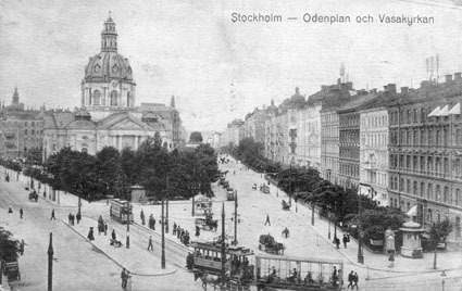 Stockholm - Odenplan och Vasakyrkan