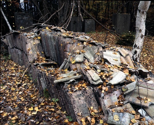 Rester från Ö Sönnarslövs cementfabrik