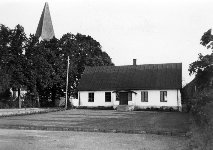 Fosie gamla skola vid Fosie kyrka, riven 1942.