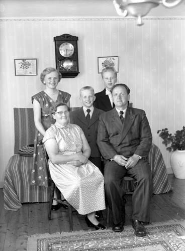 Fred Svensson familjen Gårrö Högstorp.