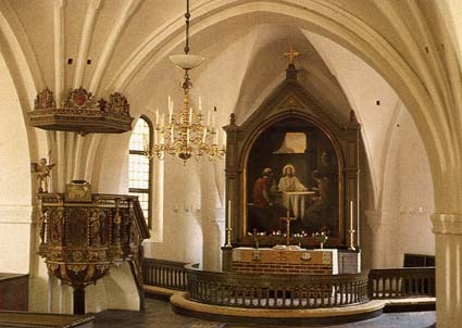 Löderups kyrka: Altartavla från 1878.