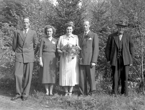 Strandbergs bröllop grupp Grönhult.