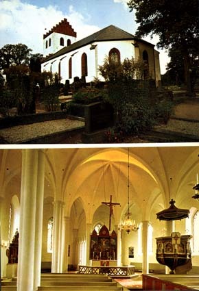 Vedby kyrka byggd år 1865