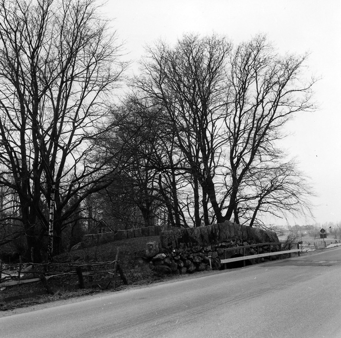 Bro över Saxåns norra gren vid Brovalla, gamla ...