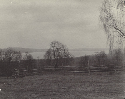 Utsikt öfver sjön Bordsjön vid Aneby 1916. 