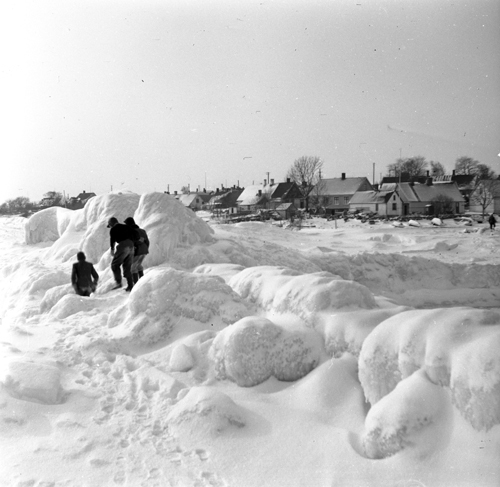 Isberg vid Brantevik 1956