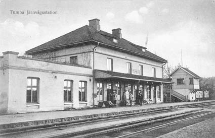 Tumba Järnvägsstation.