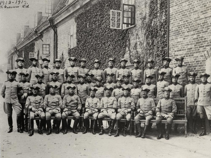 Artilleriets officersvolontärskola 1912 - 1913..