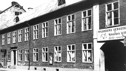 Nylanders verkstad & Rullstolsfabrik.