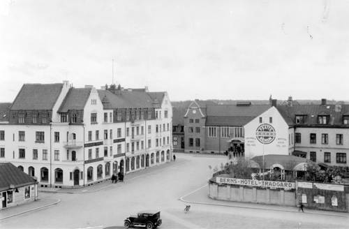 Tidningen Norra Skånes hus i Hässleholm. 