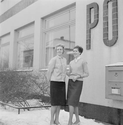 Postpersonal i Mosaikhuset, 1963.