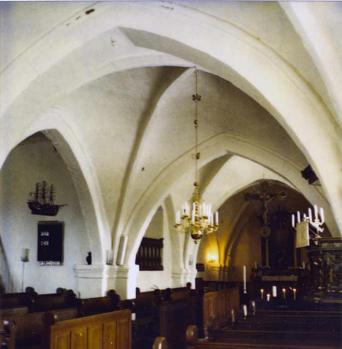 Kyrkorummet i Barsebäcks kyrka.
