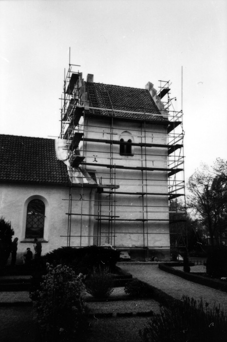 Borgeby kyrka, yttre renovering.