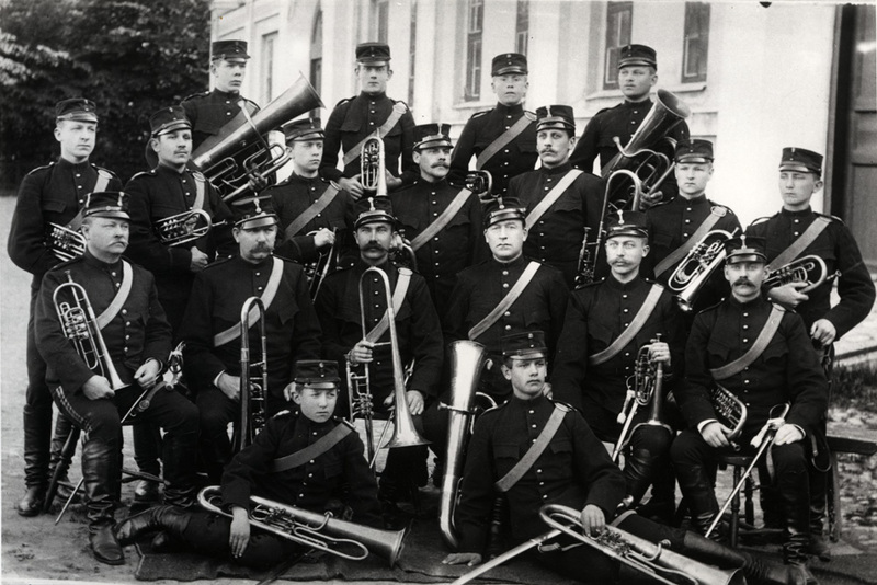 Musikkåren A. 3. under 1880-talet.