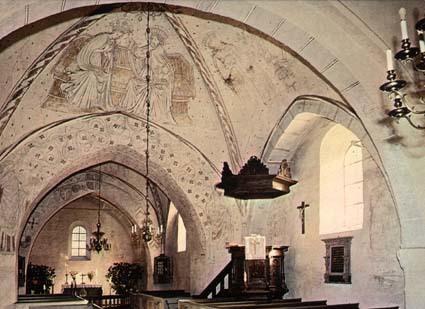V.Sallerups kyrka, Interiör