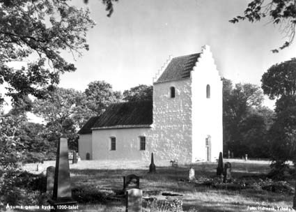 Åsums gamla kyrka, 1200-talet