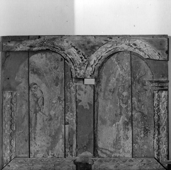 Altartavla från 1599 i Gessie kyrka.