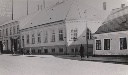1938. Gamla Leanderska huset vid Södergatan.