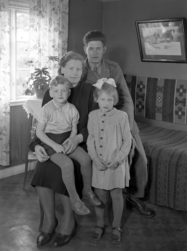 Ernst Nilsson familj Staversvad.