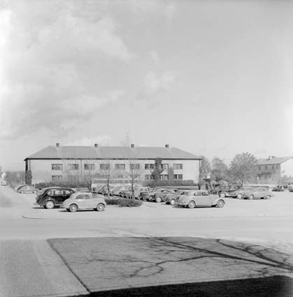 Bromölla köping, Ivötorget 1955,  med brukskont...