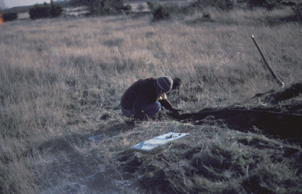 Provgrävning i Mosslunda.