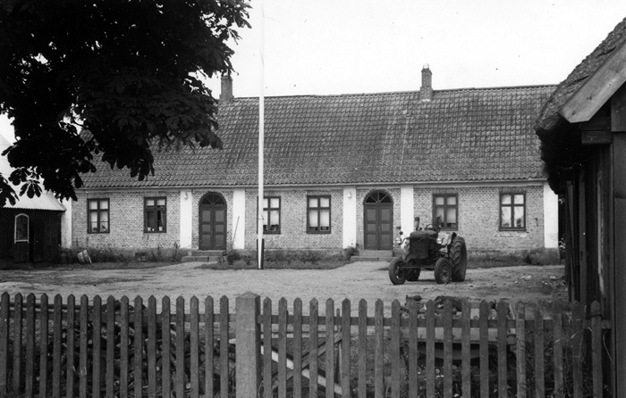 Bondgård, Farhult. Manbyggnad från 1852.