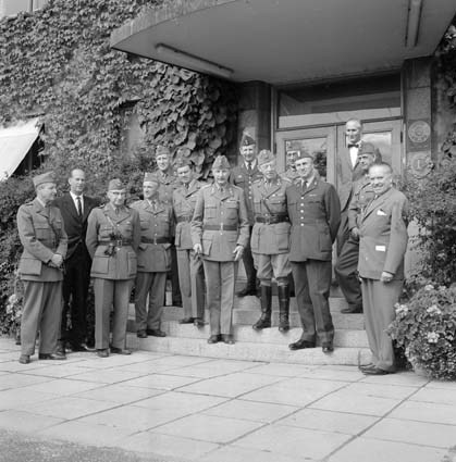 Militärbesök på IFÖ-verken 1962.