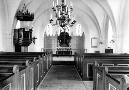 Interiör av Rörums kyrka