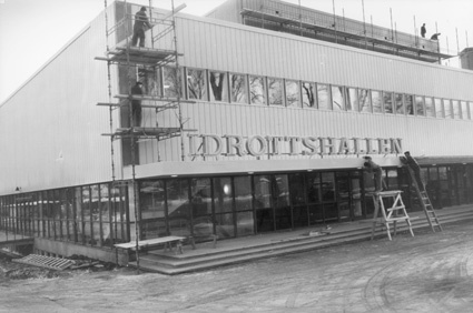 Idrottshallen på invigningsdagen den 29/12-1964.
